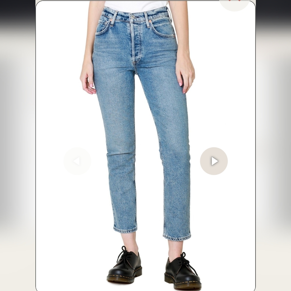 Citizens Of Humanity Light Blue Ankle Jeans